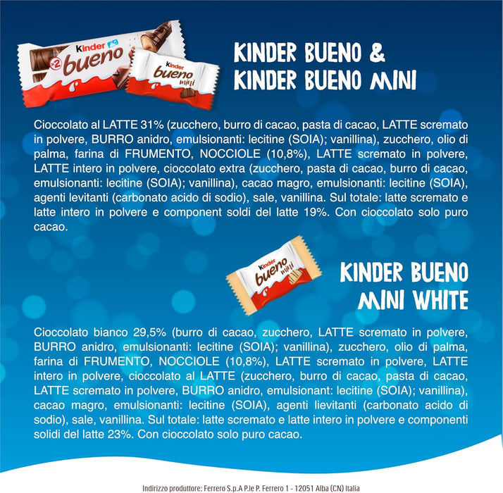 Kinder Calendario de Adviento, Caja con 24 sorpresas de chocolate. Un surtido de chocolatinas y snacks de chocolate con leche Kinder para la cuenta atrás de Navidad. Kinder - extra