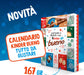Kinder Calendario de Adviento, Caja con 24 sorpresas de chocolate. Un surtido de chocolatinas y snacks de chocolate con leche Kinder para la cuenta atrás de Navidad. Kinder - uso
