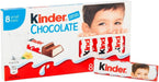 Kinder Chocolate, Mega Pack Familiar de 80 Barritas (1kg). Disfruta de la clásica chocolatina con corazón de leche en un formato ahorro con 10 paquetes de 8 barritas envueltas individualmente. Kinder - uso