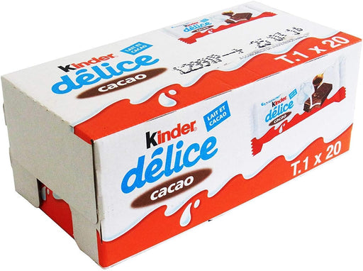 Kinder Délice, el bizcocho tierno con relleno de leche y cobertura de cacao. El snack perfecto para la merienda de los niños, un clásico que nunca falla. Kinder - pack