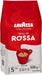 Lavazza Qualità Rossa, Café en Grano, 1kg. El clásico café italiano de tueste medio que combina granos de Arábica y Robusta para un espresso rico en sabor y con cuerpo. Lavazza - lateral
