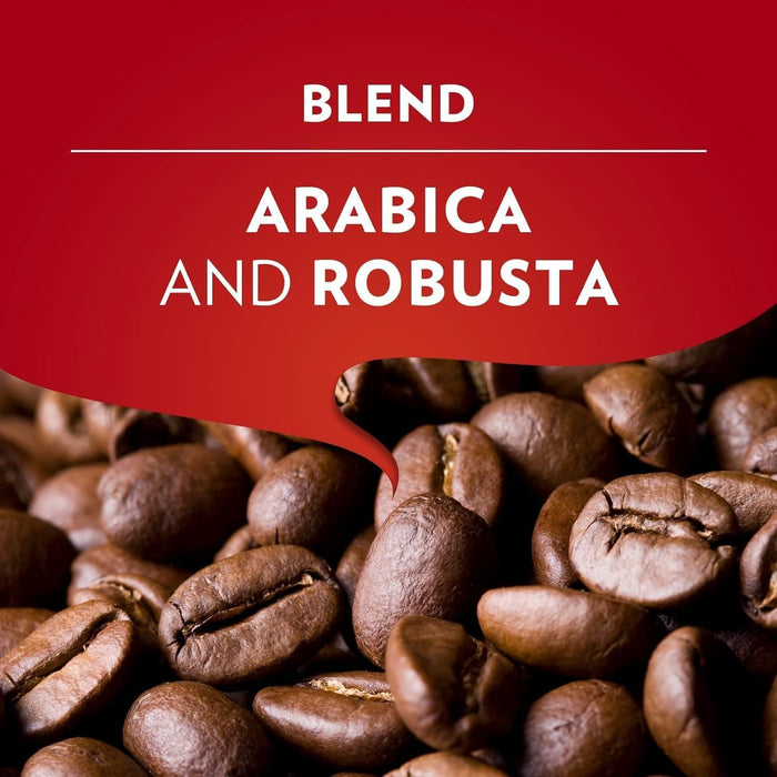 Lavazza Qualità Rossa, Café en Grano de Tueste Medio, Pack de 4 bolsas de 1kg (Total 4kg). Un café con cuerpo y sabor intenso, ideal para un espresso italiano auténtico. Lavazza - ingredientes