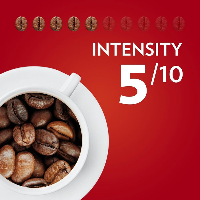 Lavazza Qualità Rossa, Café en Grano de Tueste Medio, Pack de 4 bolsas de 1kg (Total 4kg). Un café con cuerpo y sabor intenso, ideal para un espresso italiano auténtico. Lavazza - uso