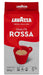 Lavazza Qualità Rossa, Café Molido de Tueste Natural (250g). El café icónico de Italia, una mezcla de Arábica y Robusta con intensidad 5 y notas a chocolate, ideal para tu cafetera Moka. Lavazza - presentacion