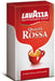 Lavazza Qualità Rossa, Café Molido Italiano, Pack de 4x250g (1kg). Disfruta del auténtico ritual del café italiano con esta mezcla equilibrada de Arábica y Robusta, ideal para cualquier cafetera. Lavazza - lateral