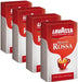 Lavazza Qualità Rossa, Café Molido Italiano, Pack de 4x250g (1kg). Disfruta del auténtico ritual del café italiano con esta mezcla equilibrada de Arábica y Robusta, ideal para cualquier cafetera. Lavazza - uso