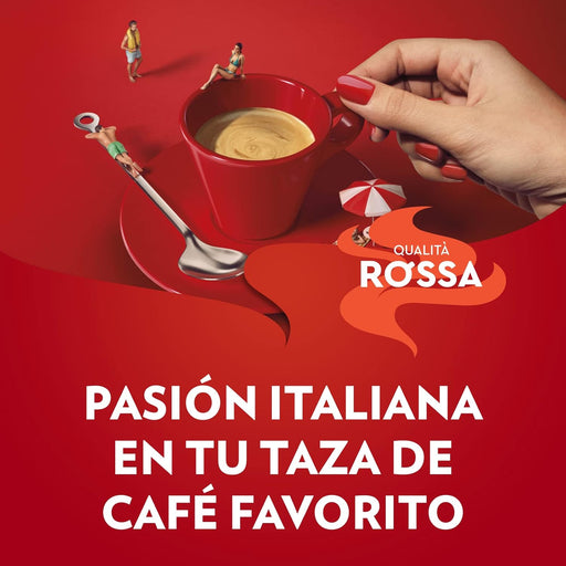 Lavazza Qualità Rossa, Café Molido, Mega Pack de 10x250g (2,5kg). La solución definitiva para los muy cafeteros y la hostelería. Abastécete del café favorito de Italia y ahorra. Lavazza - pack