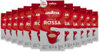 Pack Ahorro de 12 paquetes de Café Molido Lavazza Qualità Rossa (12x250g). El café italiano por excelencia, con notas de chocolate y un sabor rico y con cuerpo. Lavazza - frontal