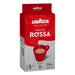 Pack Ahorro de 12 paquetes de Café Molido Lavazza Qualità Rossa (12x250g). El café italiano por excelencia, con notas de chocolate y un sabor rico y con cuerpo. Lavazza - ingredientes