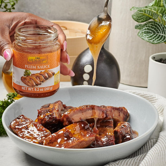 Lee Kum Kee Marinada para Costillas Estilo Chino, 397g. La salsa perfecta para preparar costillas de cerdo asadas con un sabor aromático, dulce y un glaseado espectacular. Lee Kum Kee - ingredientes