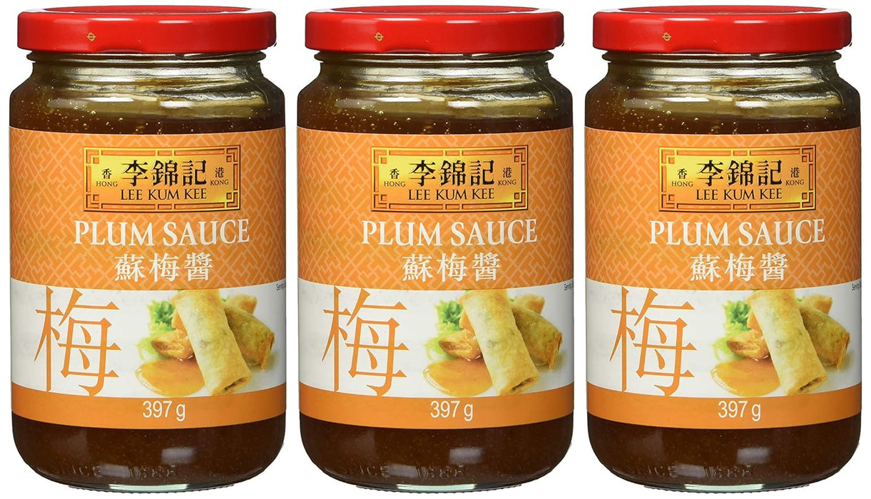 Lee Kum Kee Salsa de Ciruela, Pack Ahorro de 3 Botes (3x397g). Abastécete de la salsa agridulce más versátil para tus dips, glaseados y salteados. ¡Sabor chino auténtico en tu despensa! Lee Kum Kee - uso