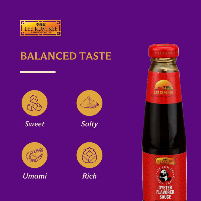 Lee Kum Kee Salsa de Ostra Panda Brand (255g): El secreto de la auténtica cocina asiática en tu casa, un condimento indispensable para salteados y marinados. Lee Kum Kee - lateral