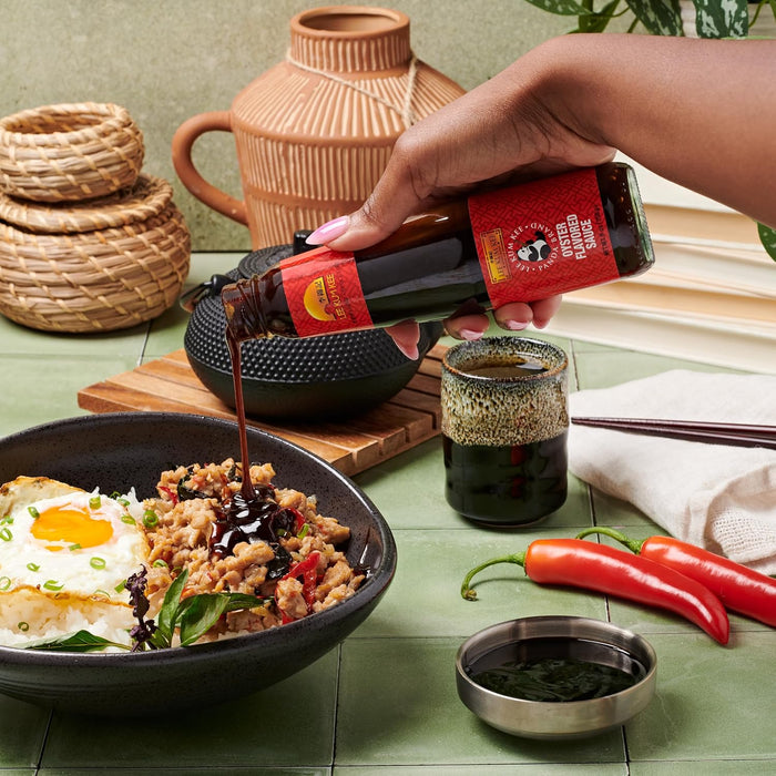 Lee Kum Kee Salsa de Ostra Panda Brand (255g): El secreto de la auténtica cocina asiática en tu casa, un condimento indispensable para salteados y marinados. Lee Kum Kee - pack
