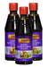 Pack Ahorro de 3 Botellas de Salsa Hoisin Lee Kum Kee (3x567g). Abastécete con más de 1,7 kg de la auténtica salsa barbacoa china, ideal para grandes familias y hostelería. Lee Kum Kee - frontal
