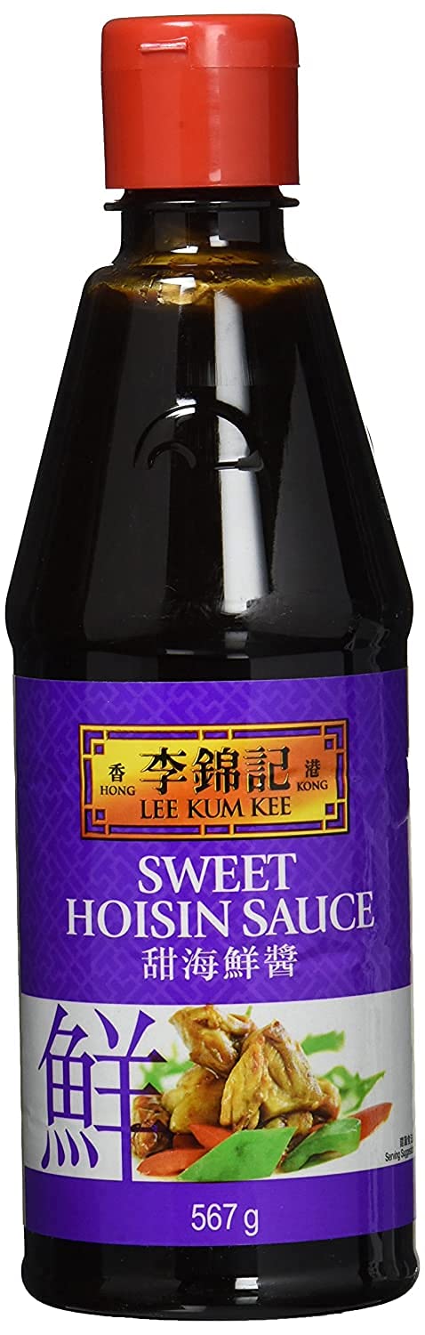 Pack Ahorro de 3 Botellas de Salsa Hoisin Lee Kum Kee (3x567g). Abastécete con más de 1,7 kg de la auténtica salsa barbacoa china, ideal para grandes familias y hostelería. Lee Kum Kee - pack