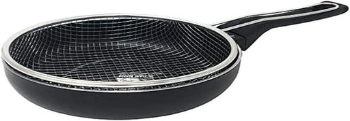 Sartén Freidora Honda con Cestillo Lifestyle Luxe de 20 cm. Fabricada en aluminio fundido, con triple capa antiadherente y apta para todo tipo de cocinas, incluida inducción. Lifestyle - frontal