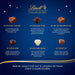 Calendario de Adviento Lindt Champs-Élysées, 250g de un exquisito surtido de bombones de chocolate con leche, negro y blanco. La cuenta atrás más sofisticada para Navidad. Lindt - extra