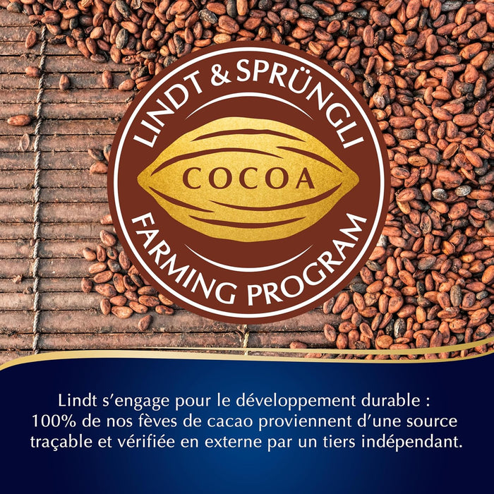 Calendario de Adviento Lindt Champs-Élysées, 250g de un exquisito surtido de bombones de chocolate con leche, negro y blanco. La cuenta atrás más sofisticada para Navidad. Lindt - presentacion