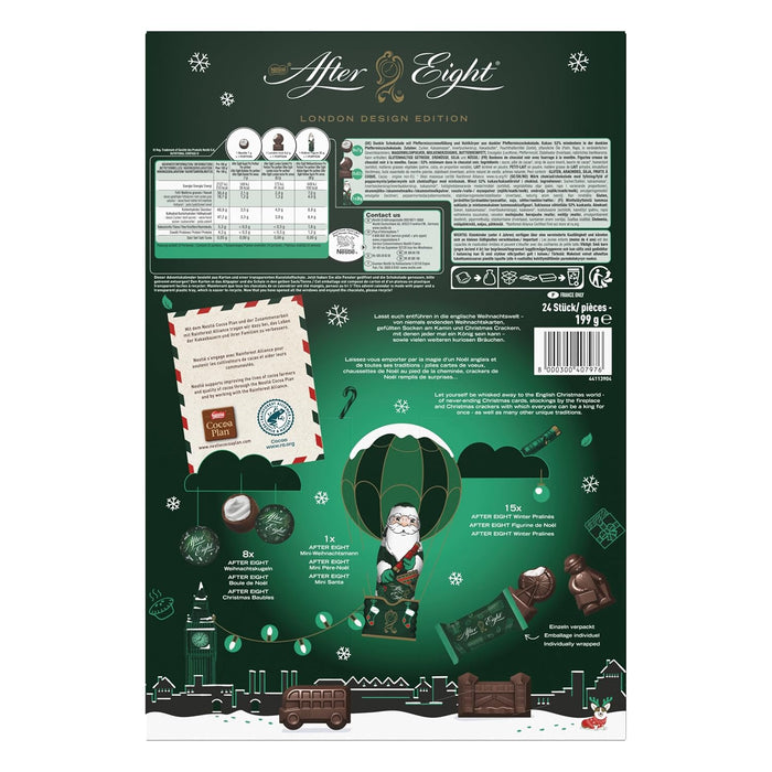 Calendario de Adviento Lindt con 24 sorpresas de chocolate y bombones surtidos, 170g. Incluye figuras de Ositos Lindt y cremosos bombones Lindor para una Navidad mágica. Lindt - detalle