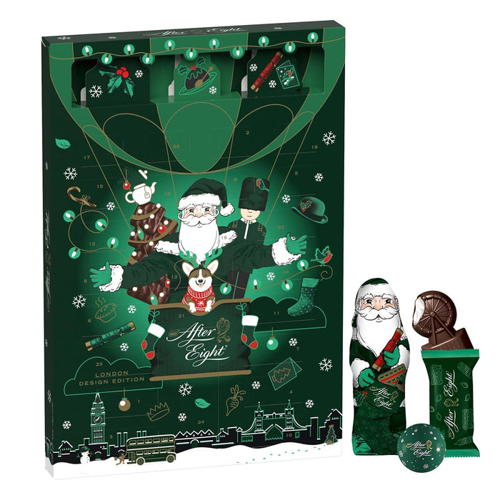 Calendario de Adviento Lindt con 24 sorpresas de chocolate y bombones surtidos, 170g. Incluye figuras de Ositos Lindt y cremosos bombones Lindor para una Navidad mágica. Lindt - pack
