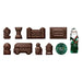 Calendario de Adviento Lindt con 24 sorpresas de chocolate y bombones surtidos, 170g. Incluye figuras de Ositos Lindt y cremosos bombones Lindor para una Navidad mágica. Lindt - uso