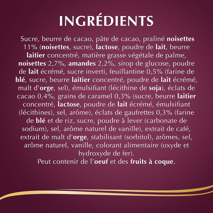 Calendario de Adviento Lindt Connaisseurs, 250g con 24 bombones de chocolate con leche, negro y blanco. Un regalo premium para una cuenta atrás de Navidad inolvidable. Lindt - lateral