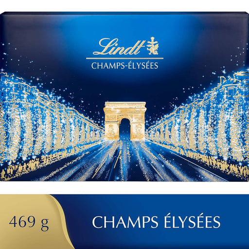 Lindt CHAMPS-ÉLYSÉES Caja de Bombones Surtidos, 469g. Un exquisito viaje por la alta chocolatería con una selección de pralinés únicos, ideal para regalar y compartir en momentos especiales. Lindt - pack