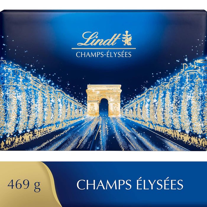 Lindt CHAMPS-ÉLYSÉES Caja de Regalo con Bombones Surtidos, 469g. La máxima expresión del arte chocolatero en una caja de pralinés premium, el regalo de prestigio para impresionar. Lindt - pack