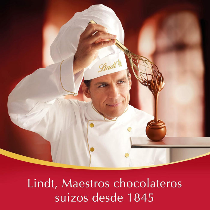 Pack de 2 Cajas de Bombones Lindt Lindor de Chocolate con Leche (2x200g). El capricho perfecto con una delicada cobertura y un corazón irresistiblemente cremoso. Lindt - presentacion