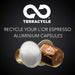 L'OR Espresso Lungo Estremo, 100 Cápsulas de Aluminio Compatibles con Nespresso*. Disfruta de un café largo e intensamente tostado con notas especiadas. Intensidad 10. L'or Espresso - detalle