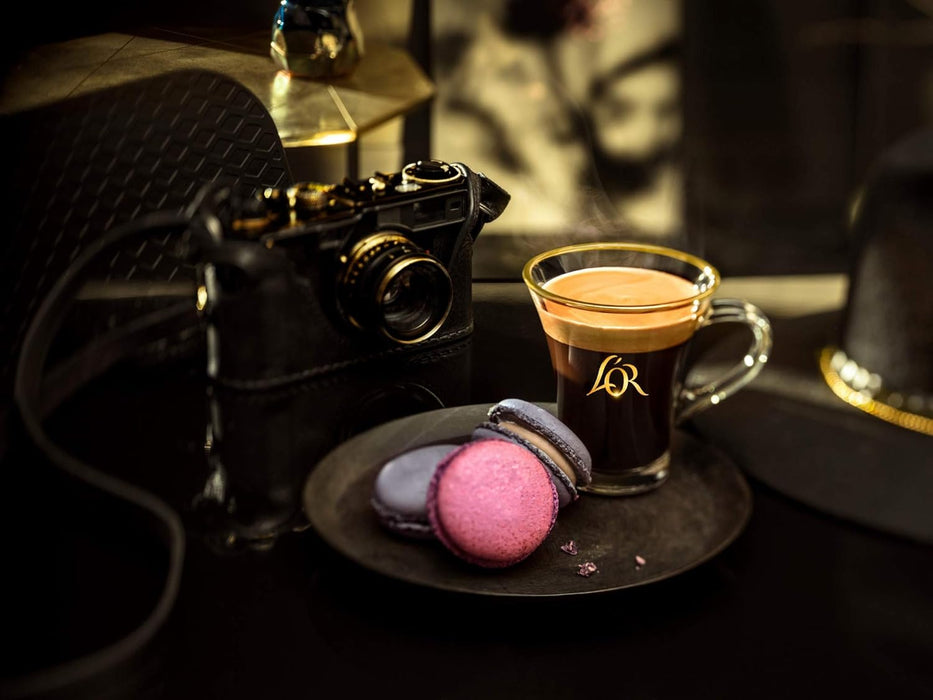 L'OR Espresso Lungo Estremo, Café de Intensidad 10 (200 Cápsulas). Pack ahorro de 200 cápsulas de aluminio compatibles con Nespresso(R)* para un café largo y potente. L'or Espresso - presentacion