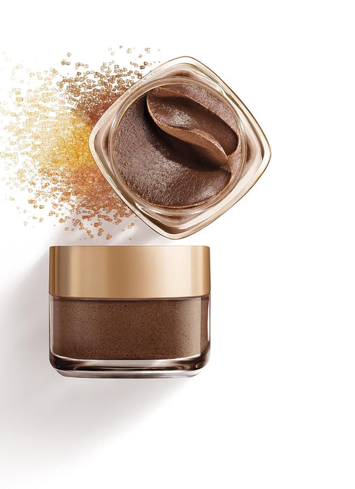 L'Oréal Paris Exfoliante Facial y Labial Nutritivo Azúcares Suaves, 50ml. Un exfoliante gourmet con 3 azúcares finos y manteca de cacao para suavizar, nutrir y aliviar la sequedad. L'oréal Paris - extra