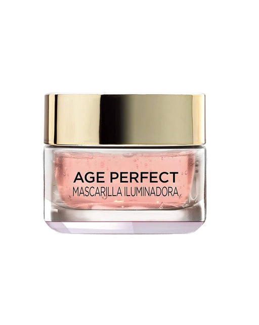 Mascarilla Iluminadora L'Oréal Paris Age Perfect Golden Age (50 ml). Un tratamiento facial intensivo con extracto de Peonía Imperial para pieles maduras y apagadas. L'oréal Paris - frontal