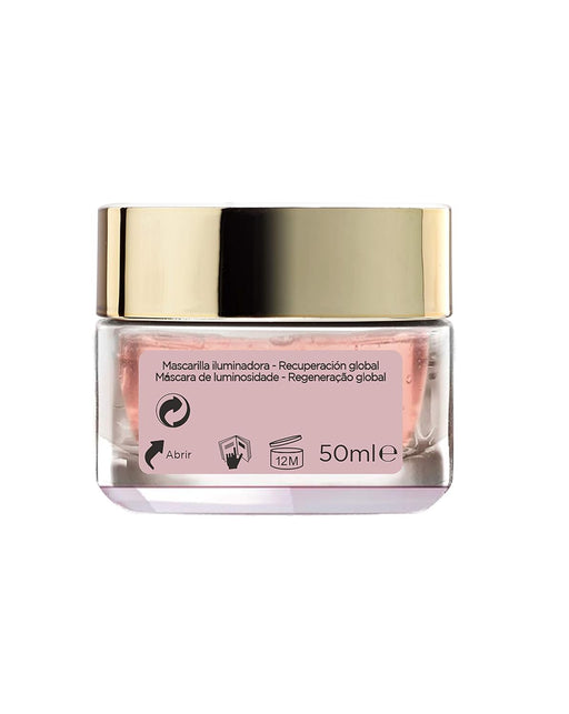 Mascarilla Iluminadora L'Oréal Paris Age Perfect Golden Age (50 ml). Un tratamiento facial intensivo con extracto de Peonía Imperial para pieles maduras y apagadas. L'oréal Paris - pack