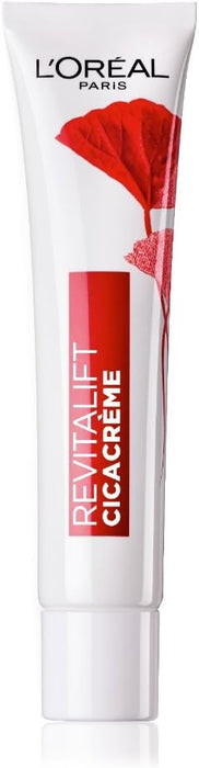 Pack Ahorro de 2 Cremas Reparadoras Antiedad L'Oréal Paris Cicacrem (2x40ml). Un tratamiento completo para reducir arrugas y restaurar la barrera cutánea con Centella Asiática. L'oréal Paris - lateral