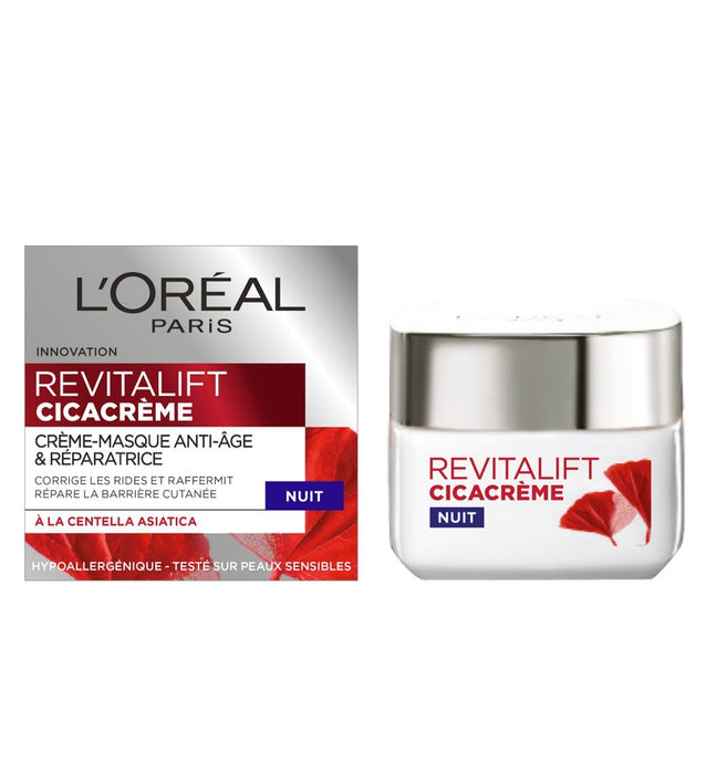 Pack Ahorro de 2 Cremas Reparadoras Antiedad L'Oréal Paris Cicacrem (2x40ml). Un tratamiento completo para reducir arrugas y restaurar la barrera cutánea con Centella Asiática. L'oréal Paris - uso