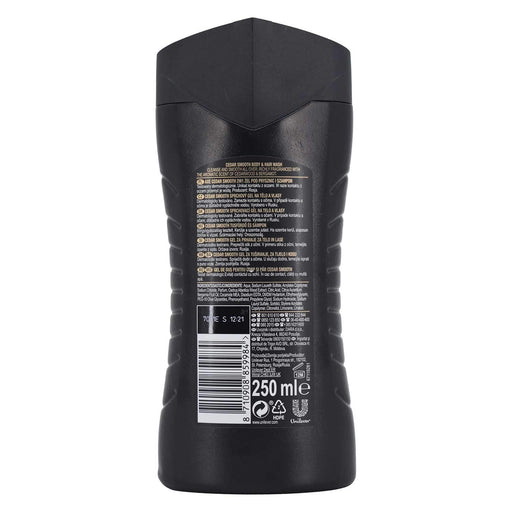 AXE Signature Gel 2 en 1 Cuerpo y Cabello Cedar Smooth, Pack de 6x250ml. Con tecnología de liberación de fragancia y un aroma masculino a cedro y bergamota. Lynx - pack