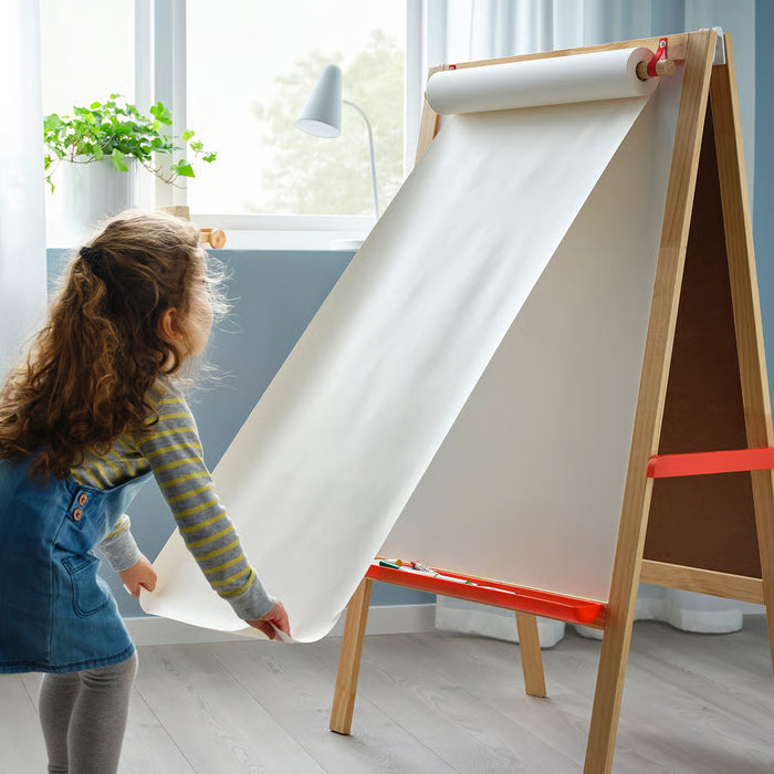 IKEA MÅLA Pack de 3 Rollos de Papel de Dibujo (30 metros cada uno): El lienzo perfecto para desatar la creatividad de los más pequeños en su caballete o en cualquier superficie.