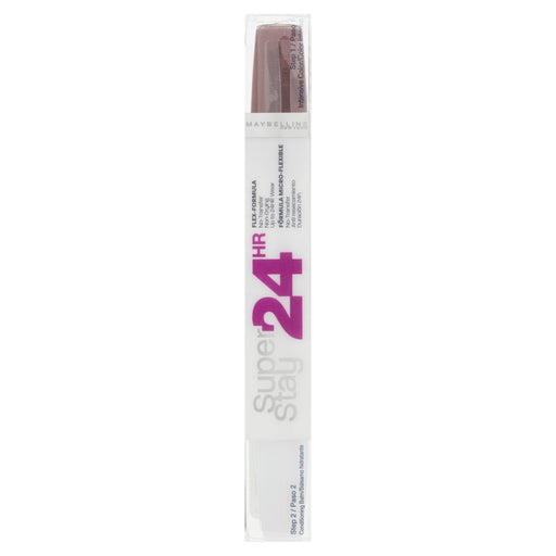 Maybelline Super Stay 24H Pintalabios Líquido de Larga Duración en 2 Pasos, Tono 340 Absolute Plum. Color intenso y bálsamo hidratante para un acabado impecable. Maybelline - frontal