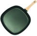 Asadora Grill Menax Natura de 28x28 cm. Plancha de aluminio forjado con 5 capas de antiadherente y base Full Inducción, en un elegante color Verde Esmeralda. Menax - uso