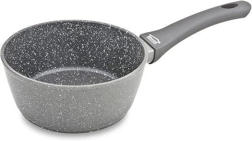 Menax Focus Cazo de Cocina de 16 cm en Aluminio Forjado. Con 5 capas de antiadherente efecto piedra, es ideal para inducción y perfecto para preparar salsas y raciones individuales. Menax - frontal