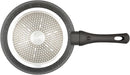 Menax Focus Sartén de 22 cm en Aluminio Forjado. Con 5 capas de antiadherente efecto piedra, es apta para inducción y es la sartén más versátil para cocinar para dos personas. Menax - detalle