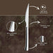 Menax - Juego de 12 Cuchillos de Carne Chuleteros, fabricados en Italia. Set de cuchillos de mesa con filo de sierra en acero inoxidable, ideal para bistec y barbacoas. Menax - lateral
