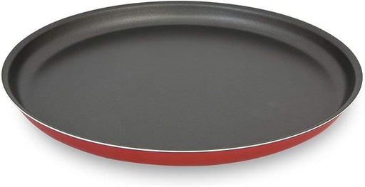 Molde para Pizza Menax de 30 cm. Una bandeja de horno fabricada en Italia, de aluminio con recubrimiento antiadherente de alta calidad para pizzas caseras deliciosas. Menax - frontal