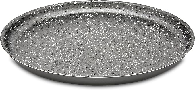Molde para Pizza Menax Focus de 30 cm. Una bandeja de horno fabricada en Italia con 5 capas de revestimiento antiadherente efecto piedra para una pizza casera perfecta. Menax - frontal