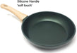 Sartén Menax Natura de 24 cm en Aluminio Forjado. La sartén todoterreno con 5 capas de antiadherente, base Full Inducción y un elegante diseño en Verde Esmeralda. Menax - ingredientes