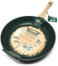 Sartén Menax Natura de 26 cm de Aluminio Forjado. La sartén de gran tamaño con 5 capas de antiadherente, base Full Inducción y diseño exclusivo en Verde Esmeralda. Menax - pack