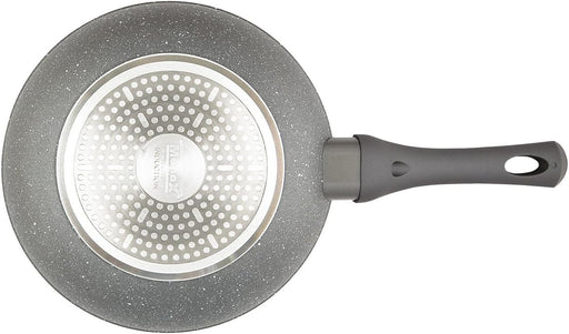 Sartén Wok Familiar Menax Focus de 28 cm. Fabricado en aluminio forjado con 5 capas de antiadherente efecto piedra y compatible con todo tipo de cocinas, incluida inducción. Menax - pack