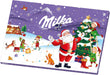 Calendario de Adviento Milka 200g con 24 Chocolatinas. Un regalo de Navidad con la tradición del chocolate con leche de los Alpes y cacao de cultivo sostenible. Milka - zoom