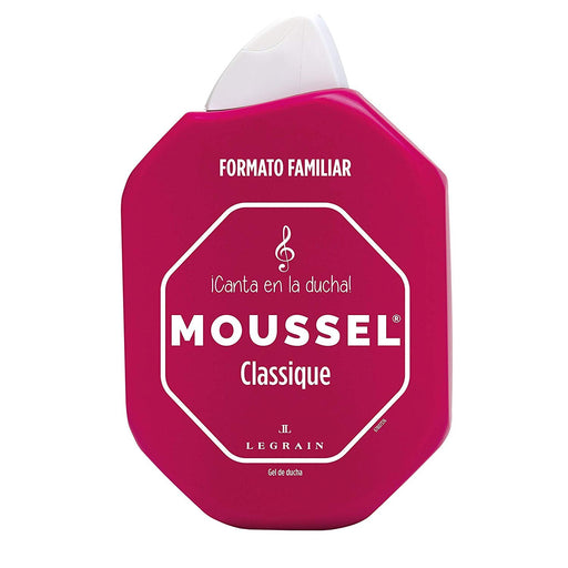 Moussel Gel de Ducha Clásico, Pack Ahorro Familiar de 4x900ml (3,6L). Abastécete del gel de baño de toda la vida con su aroma inconfundible y su espuma cremosa. Moussel - pack